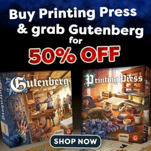 printing press and gutebnerg promo